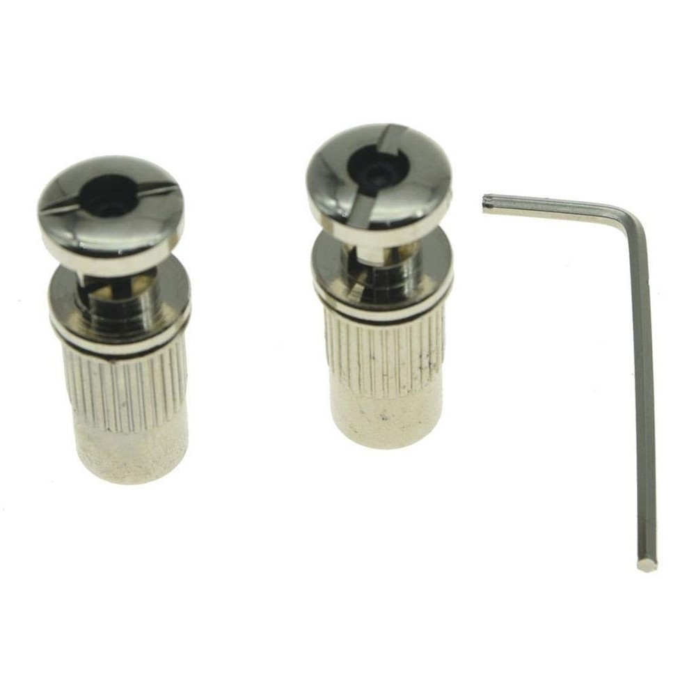 KAISH Guitar Locking Tailpiece Mounting Studs Stop Bar Posts Nickel