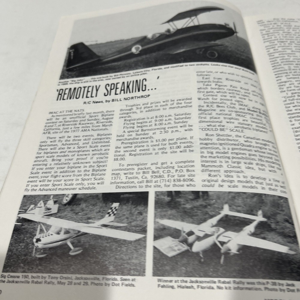 Vintage Model Builder Magazine July 1977