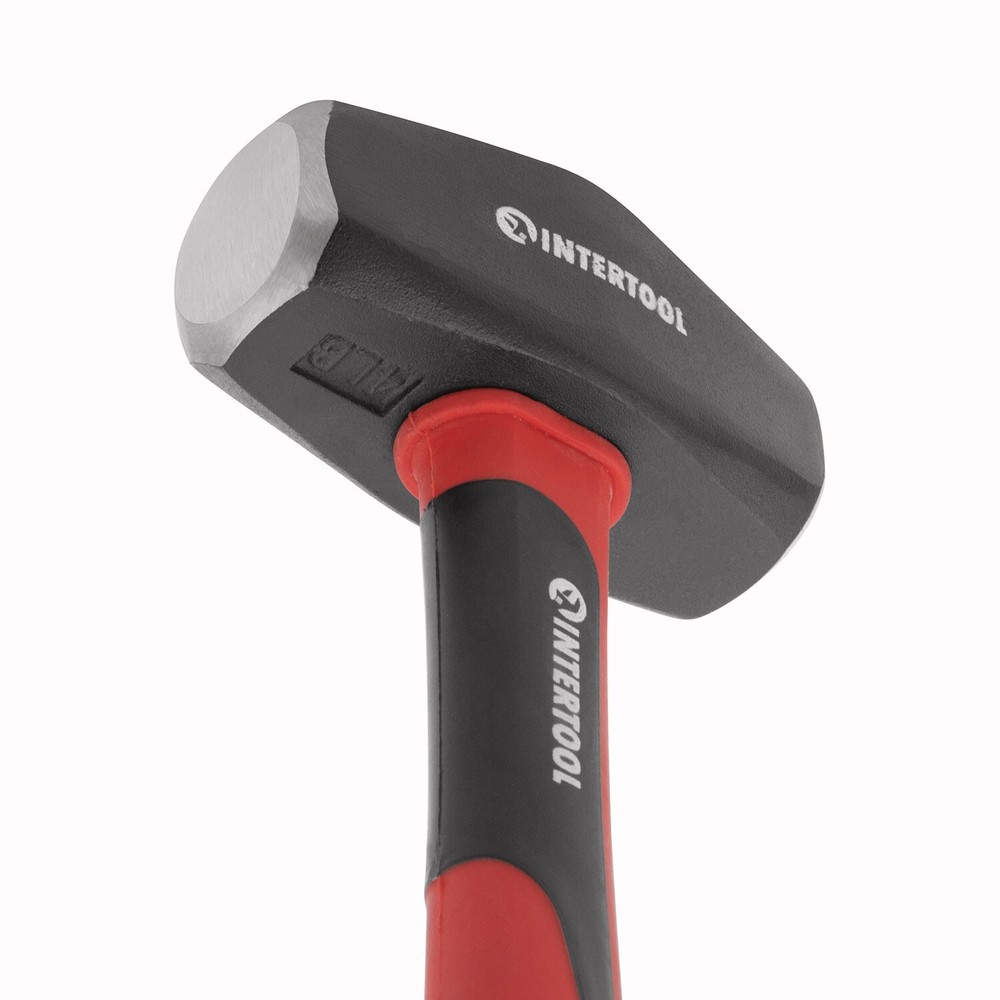INTERTOOL 4 lbs Club Hammer, 13" Short Handle Sledge HT08-0247
