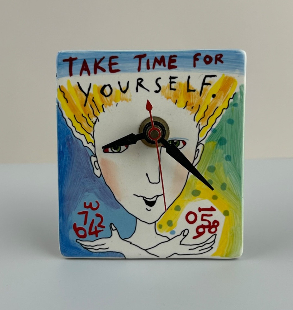 F. Babb Take Time for Yourself Desk Clock