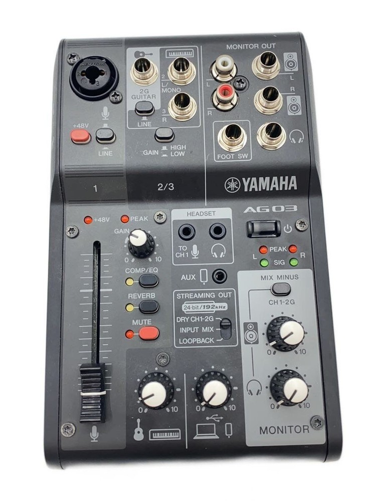 YAMAHA AG03MK2 MIXER Used