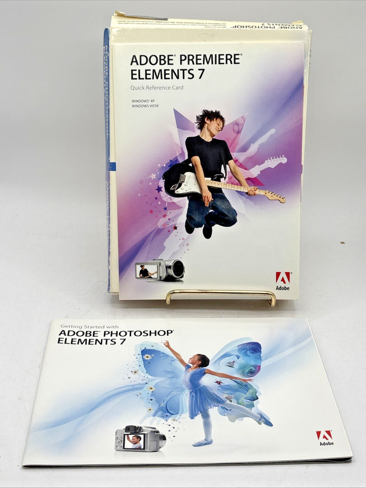 2008 Adobe Photoshop Elements 7 Premiere Elements 7 Complete