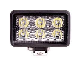High Power Rectangular LED Work Light Peterbilt Freightliner Kenworth Semi Truck