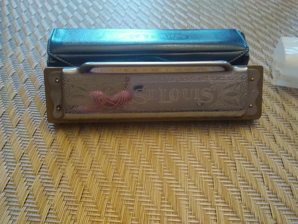 Vintage Kay St. Louis Harmonica New in wrapper & Box