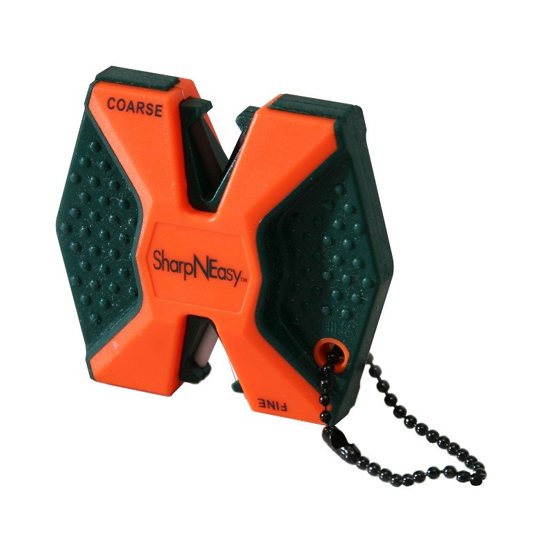 AccuSharp 336C Sharp-N-Easy 2-Step Coarse/Fine Knife Sharpener, Blaze Orange