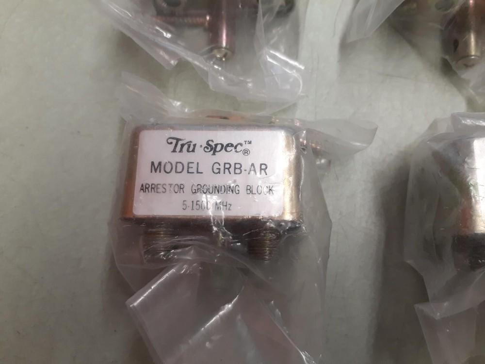 (4) Tru Spec GRB-AR Arrestor Grounding Block
