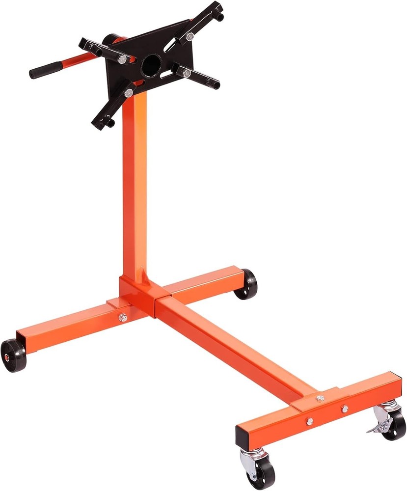 Professional 360° Engine Stand with 4 Adjustable Arms for Efficient Repairs