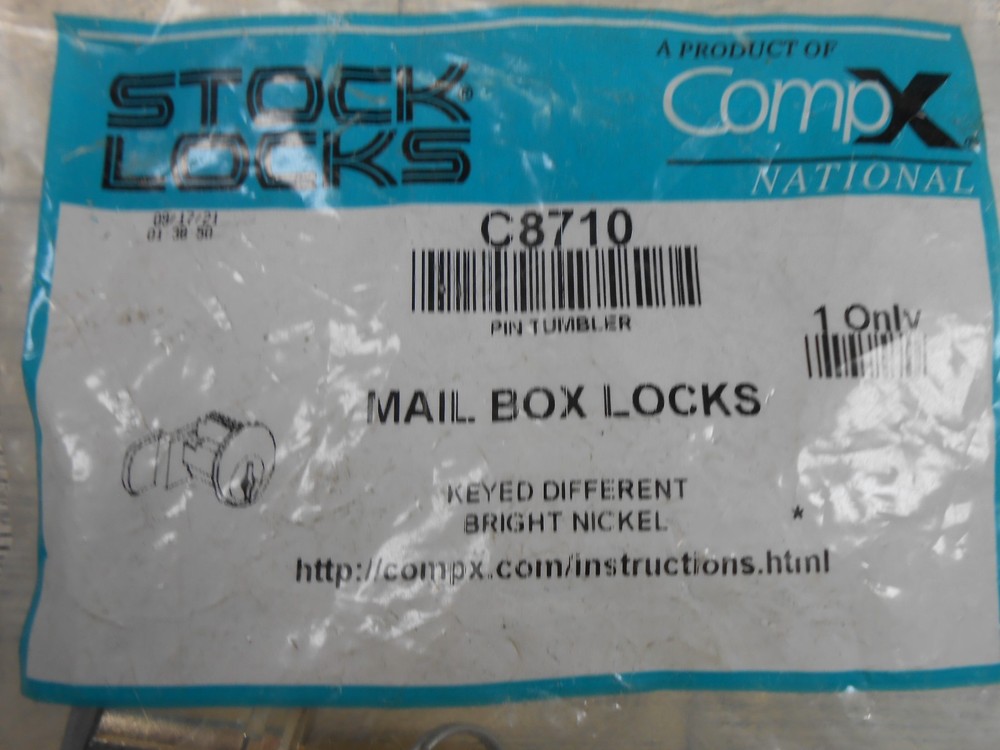 Compx C8710 National Mailbox Lock Replacement Repairs