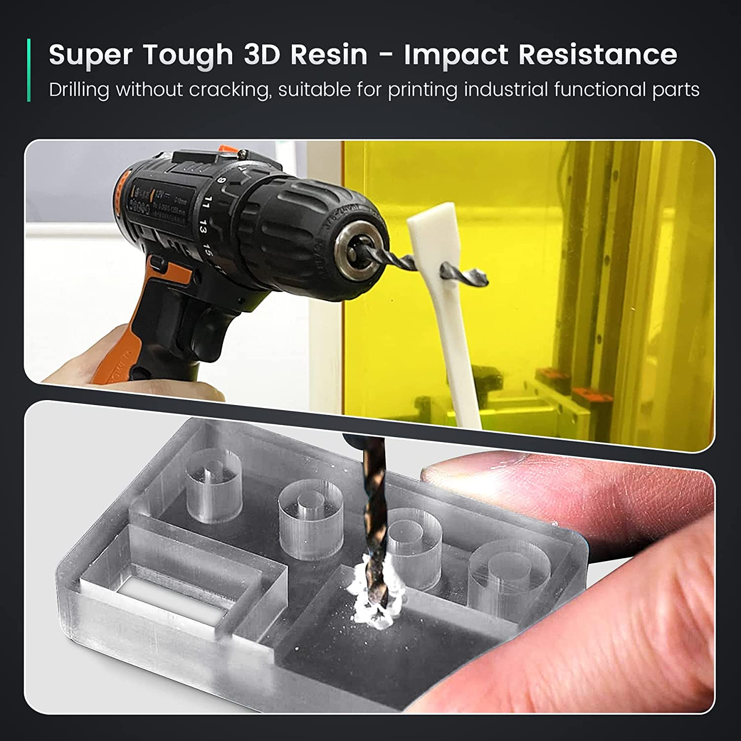 10×1KG SUNLU Standard/Standard-Plus/Washable/Toughness/ABS-Like/PA-Like Resin