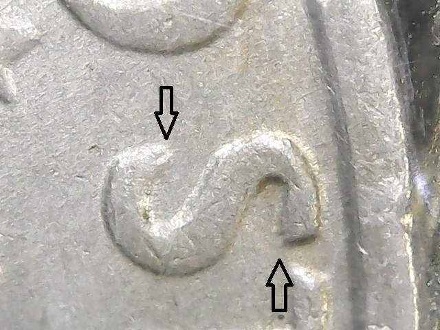 1971 Eisenhower dollar Doubled die reverse
