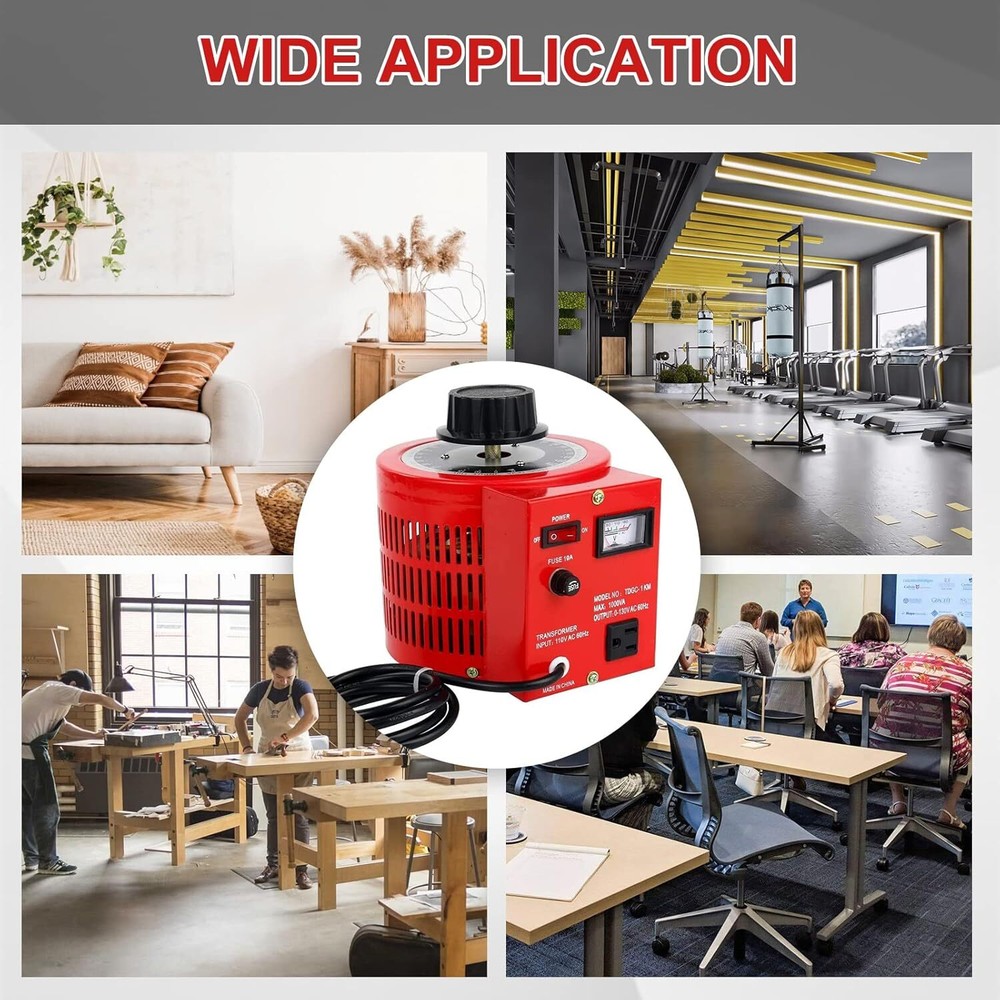 Auto Voltage Transformer AC Variable Volt Converter 110VAC Input 0-130VAC 500W