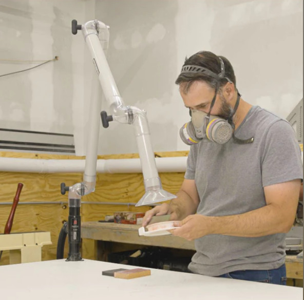 Mullet ThirdHand Boom Arm Kit for Workbench Mount Dust Collection