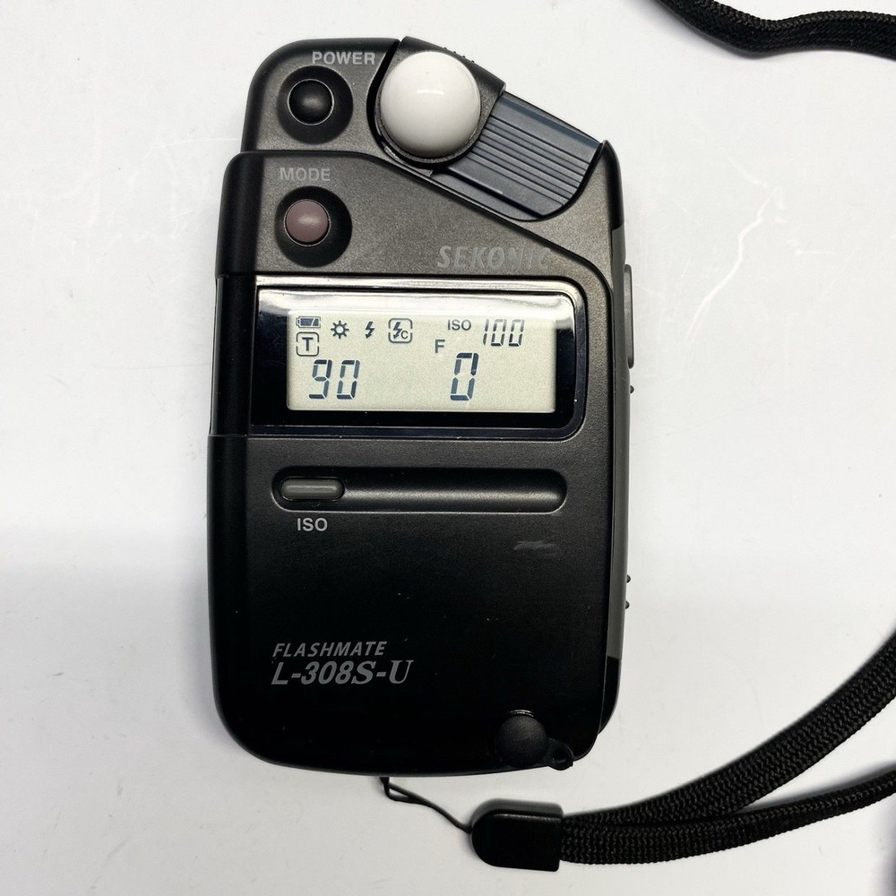 Sekonic L-308S Flashmate Digital Reflected Flash Light Meter With Sync Cord