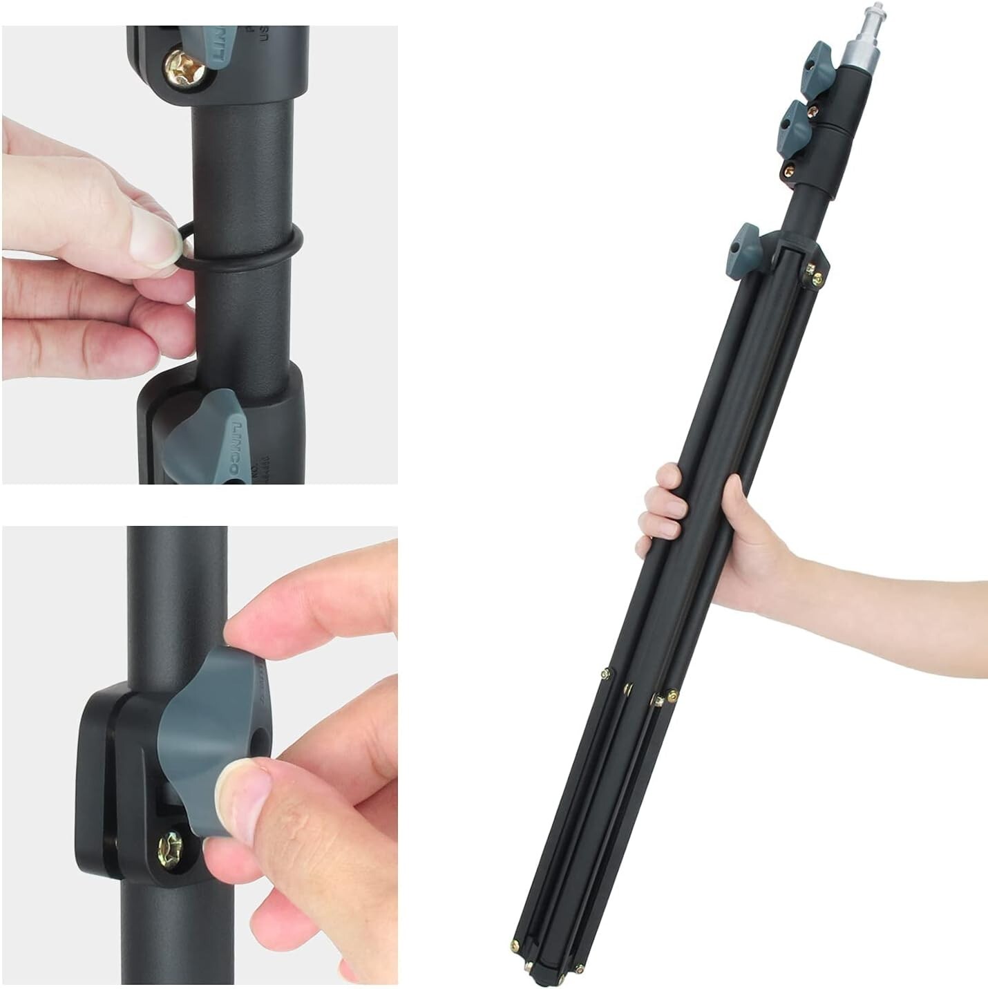 LINCO 7ft Durable Light Tripod Stand for Photo Video Studio Lighting Photography