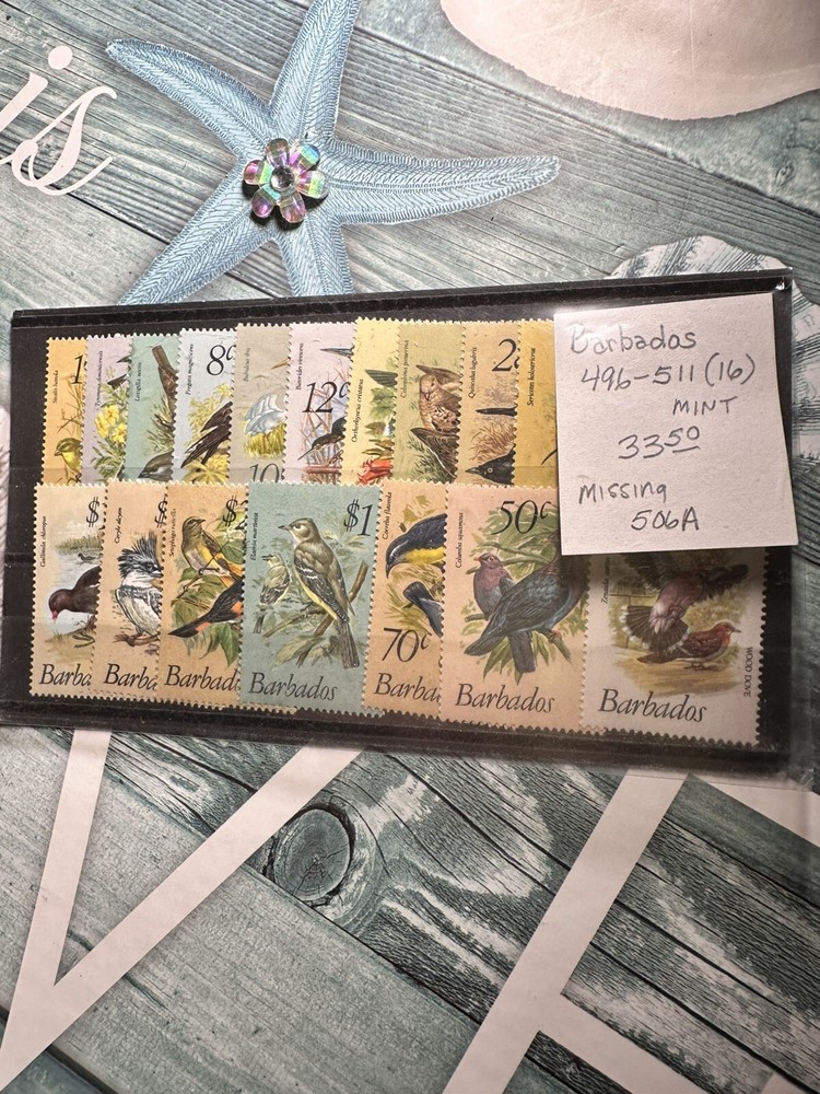 British Barbados Stamp # 495-511