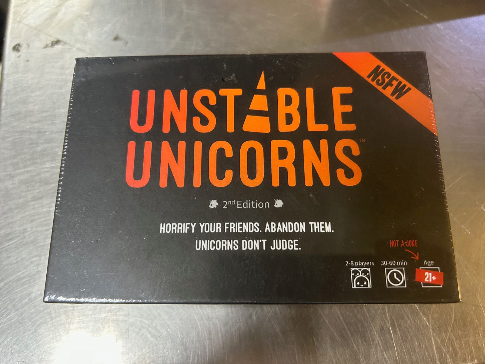 NSFW Unstable Unicorns 2nd Edition TEE Turtle Adult card game 21+ Expanded Base
