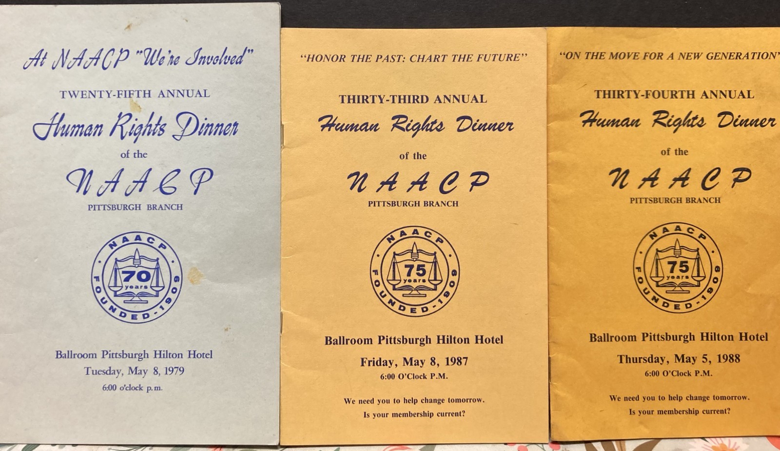 NAACP~Vintage 1950s-70s Lot~African American Ephemera Archive inc. Voting Poster