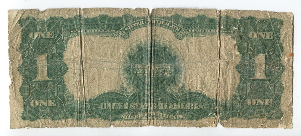 1899 $1 Silver Certificate Note Black Eagle LG284