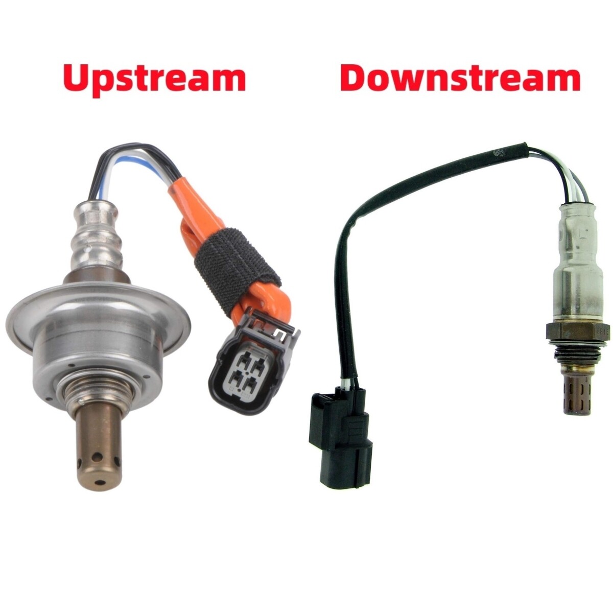 2pcs For 2006-2015 Honda Civic 1.8L L4 CNG Upstream+Downstream Oxygen O2 Sensor