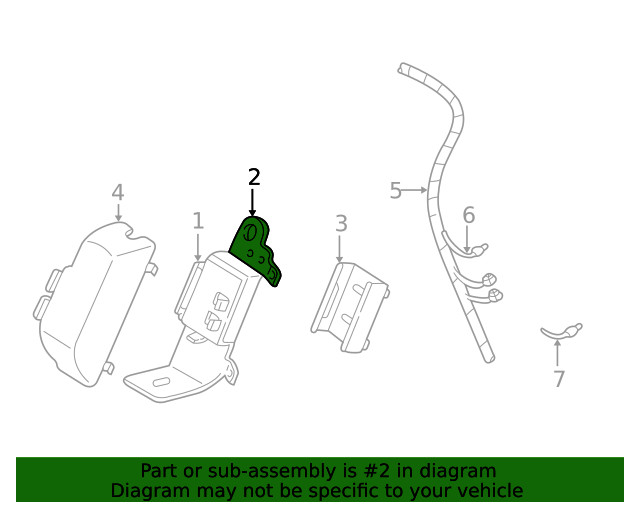 Genuine GM Bracket 10351511