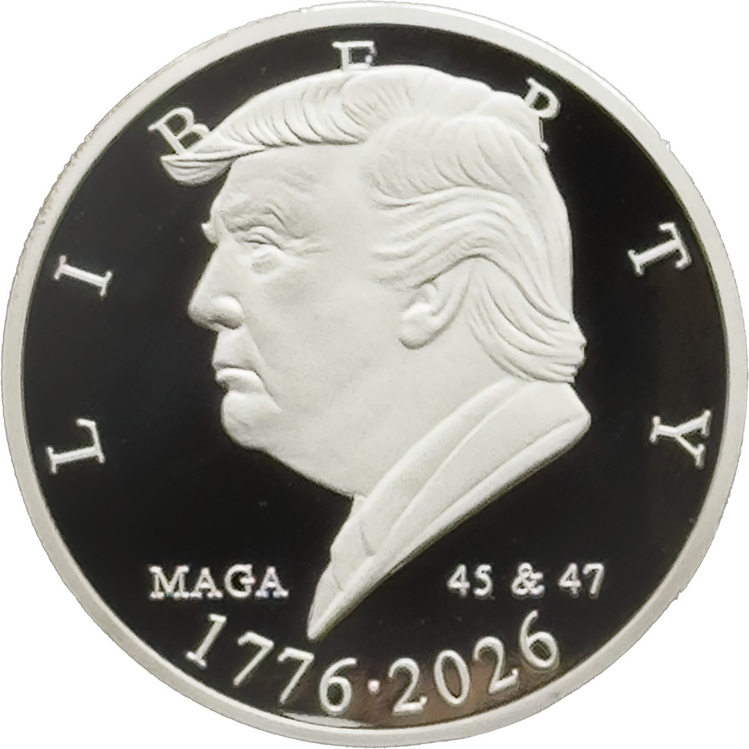 EL15-15 President Donald Trump Liberty 1776 - 2026 250th Anniversary Mirror Fini