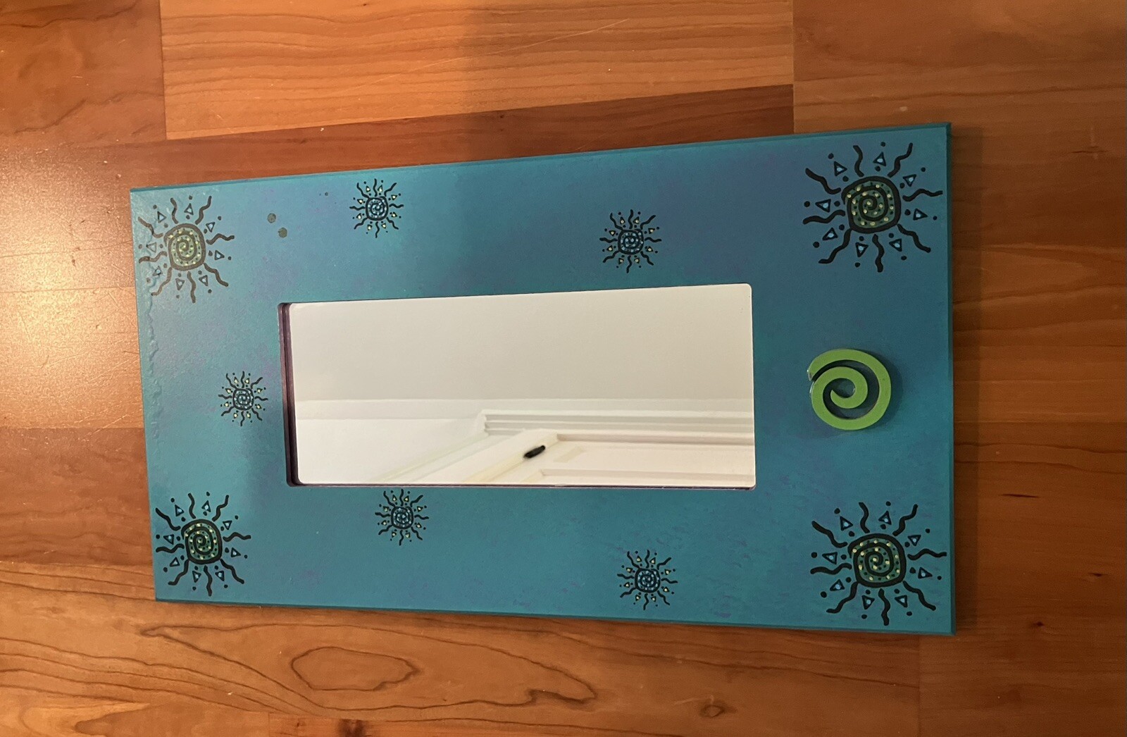 Artsy-Fartsy Celestial 20" x 11" Unique Mirror - Blue Moon Graphics