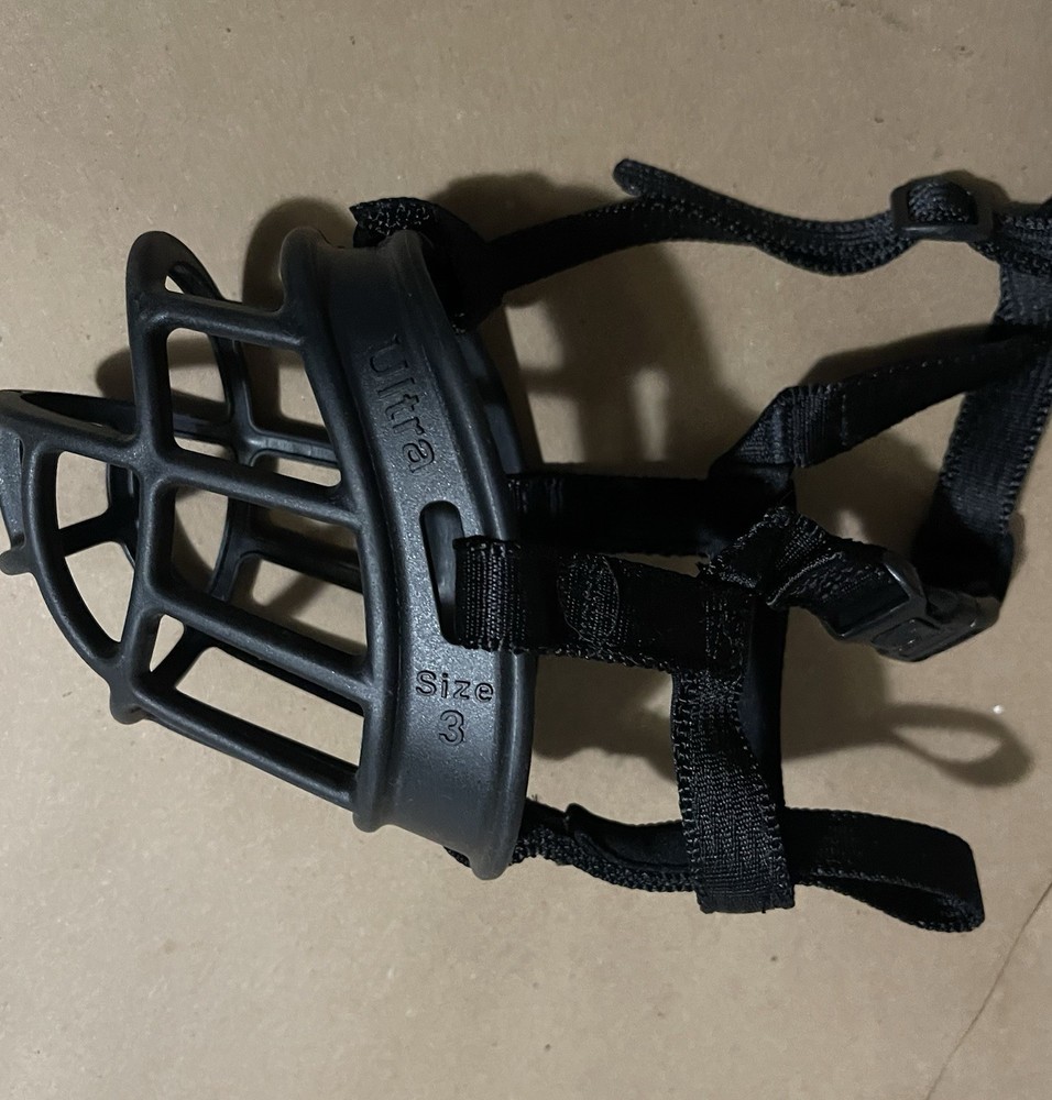 Baskerville Ultra Muzzle Size 3 Patented Humane Design NEW + FAST SHIPPING