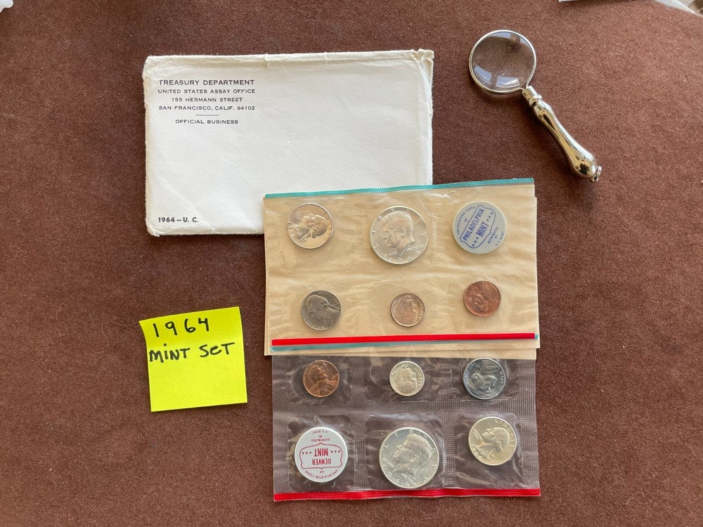 1964 US MINT SET COMPLETE P&D MINTS