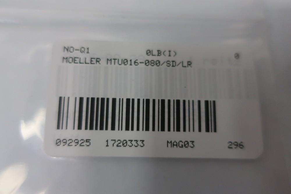 Moeller MTU016-080/SD/LR True Strip Unit