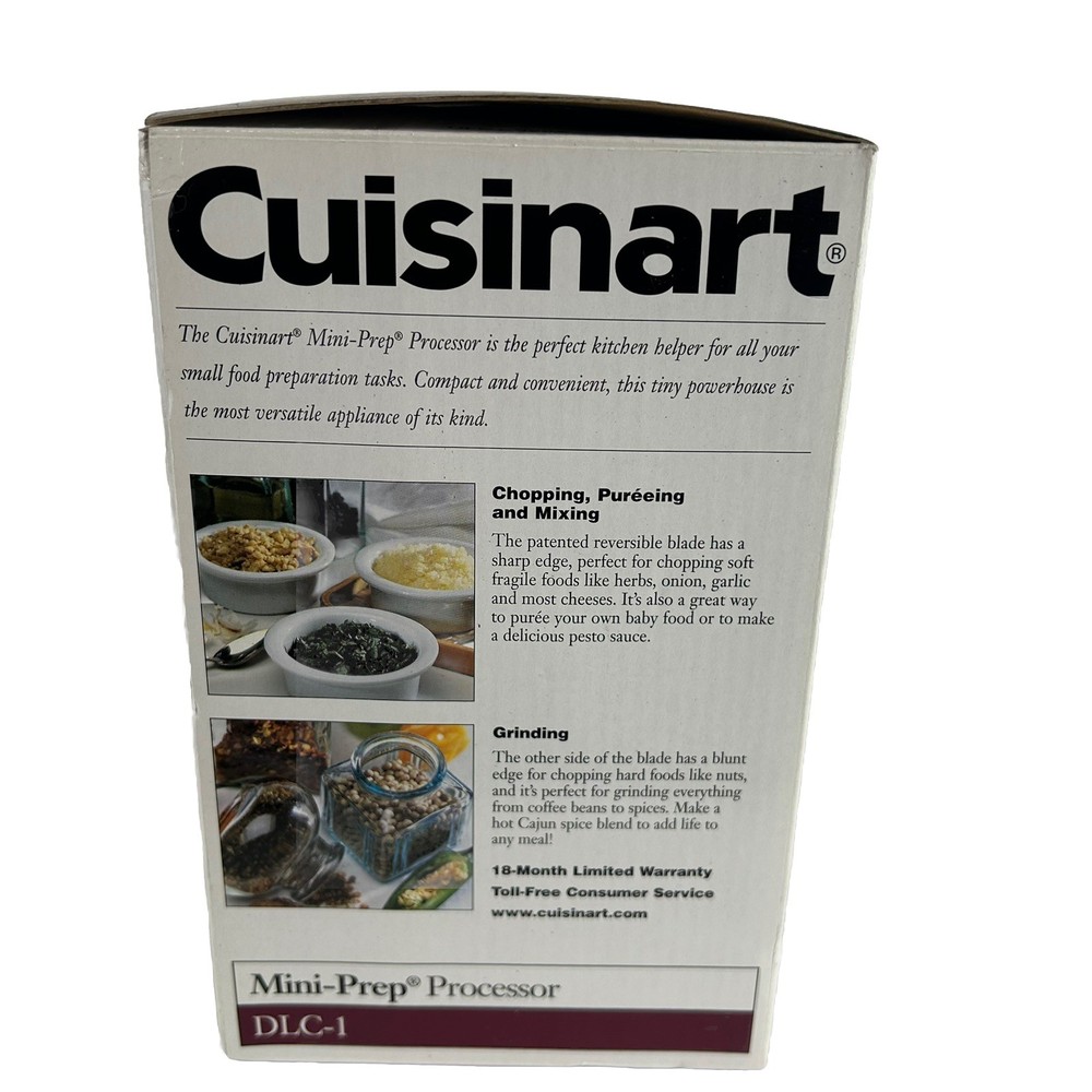 Cuisinart Mini-Prep Food Processor DLC-1 Chopper 2-speed grinder