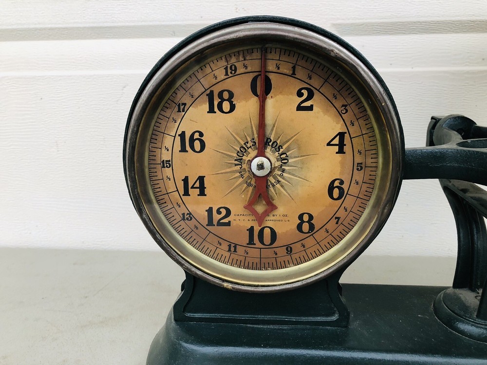 VINTAGE Jacobs Bros Scale 2 Sided General Store