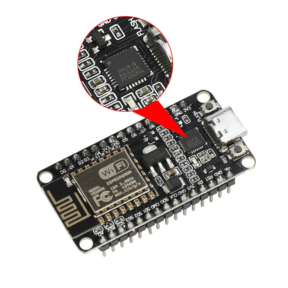 Type-C FT232/CP2102 ESP8266 WiFi NodeMCU Lua V3 Development Board ESP-12E Module