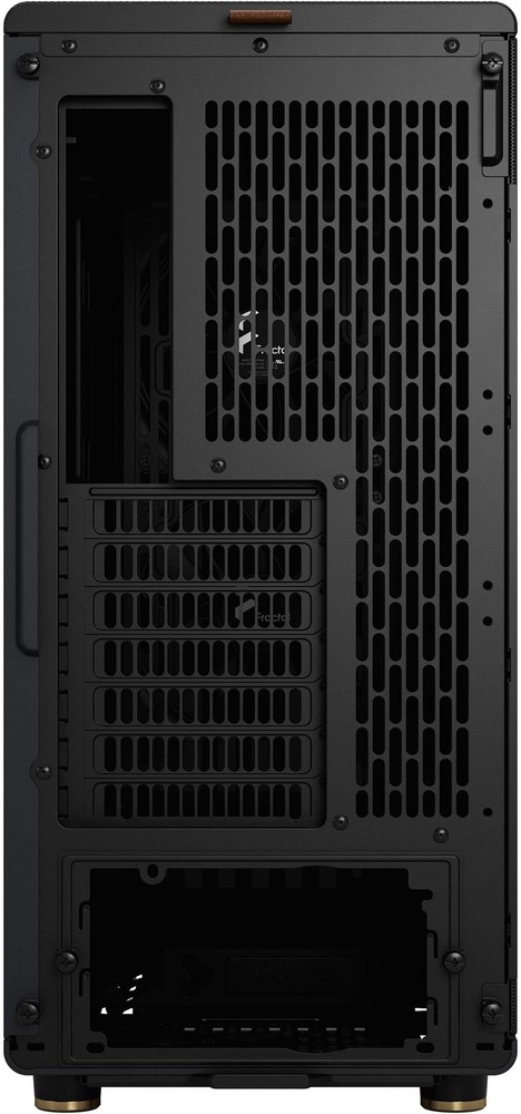 Fractal Design - North Charcoal Black with Walnut Front and Mesh Side Panel M...
