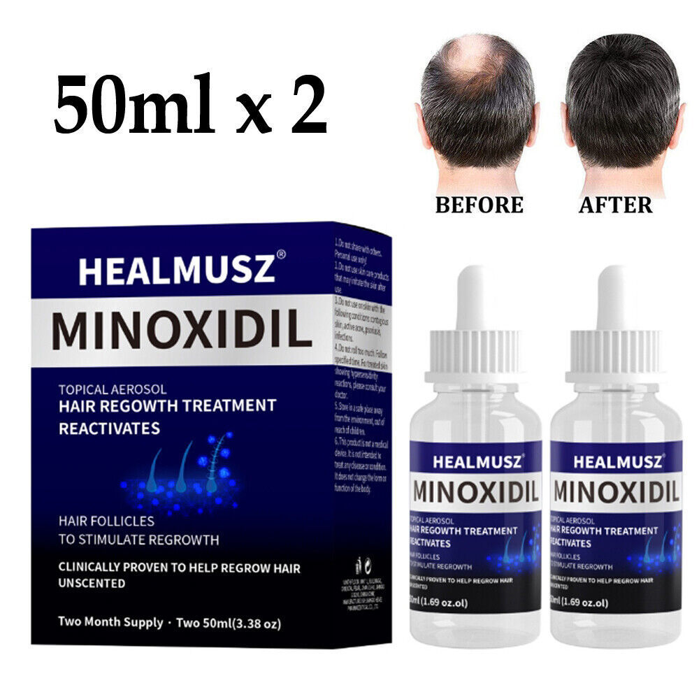 6 Pack Minoxidil 5% Extra Strength Men Hair Regrowth Treatment 6 Month Supply