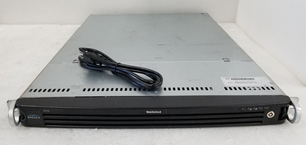 Trustwave Breach WebDefend GX110i Web Application Firewall WAF 500GB HDD