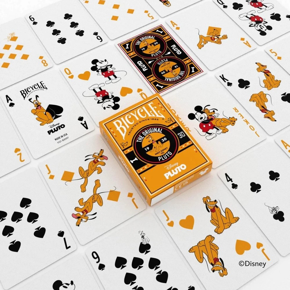 Bicycle Disney Pluto playing cards NEW!