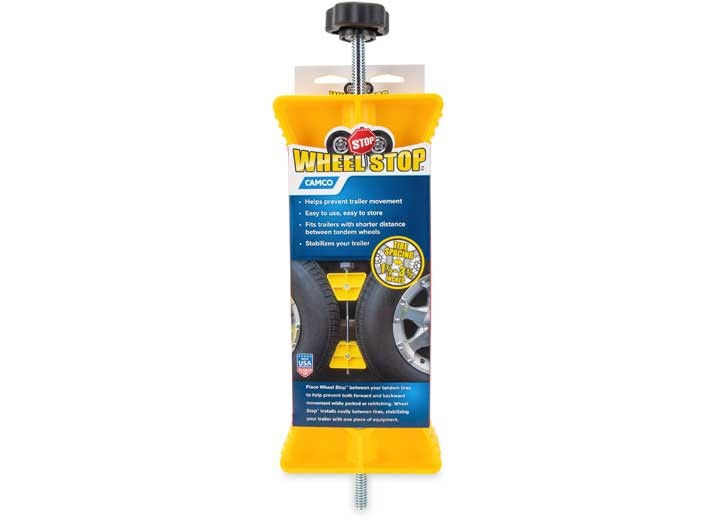 Camco 44652 Small Wheel Stop - Yellow