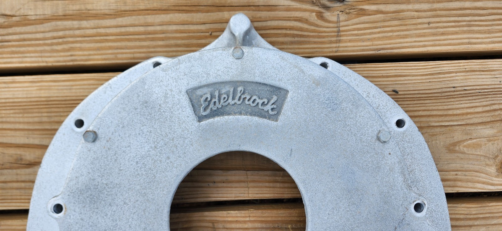 Vintage 1960's? Edelbrock Rear Engine Mount Plate Hydroplane? Jet Boat?