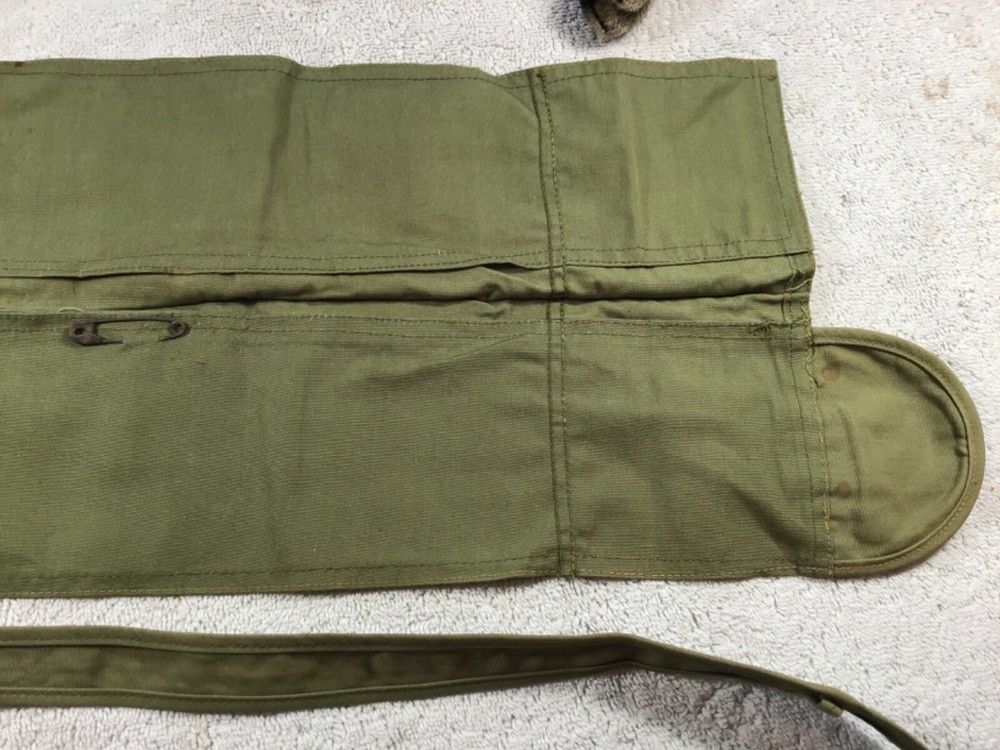 WW2 OD Money/Document Pouch Belt