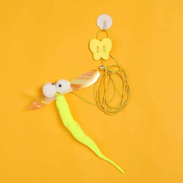 The Dingling Dangler - Moth Interactive Cat Toy