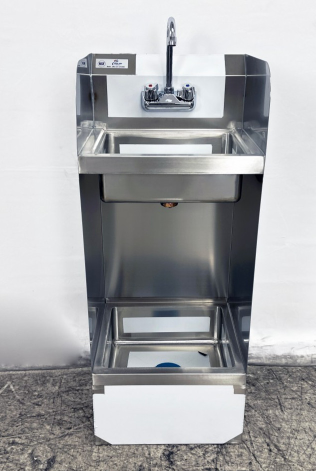 NEW Commercial Hand Sink w/ Faucet and Mop Sink Combo Stainless Steel NSF