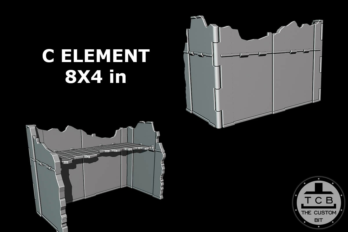 3D Terrain Set - Foldable - Chapter Approved 2025 Tournament Ready