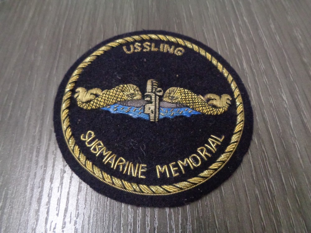 US NAVY SS-297 USS LING SUBMARINE PATCH MEMORIAL