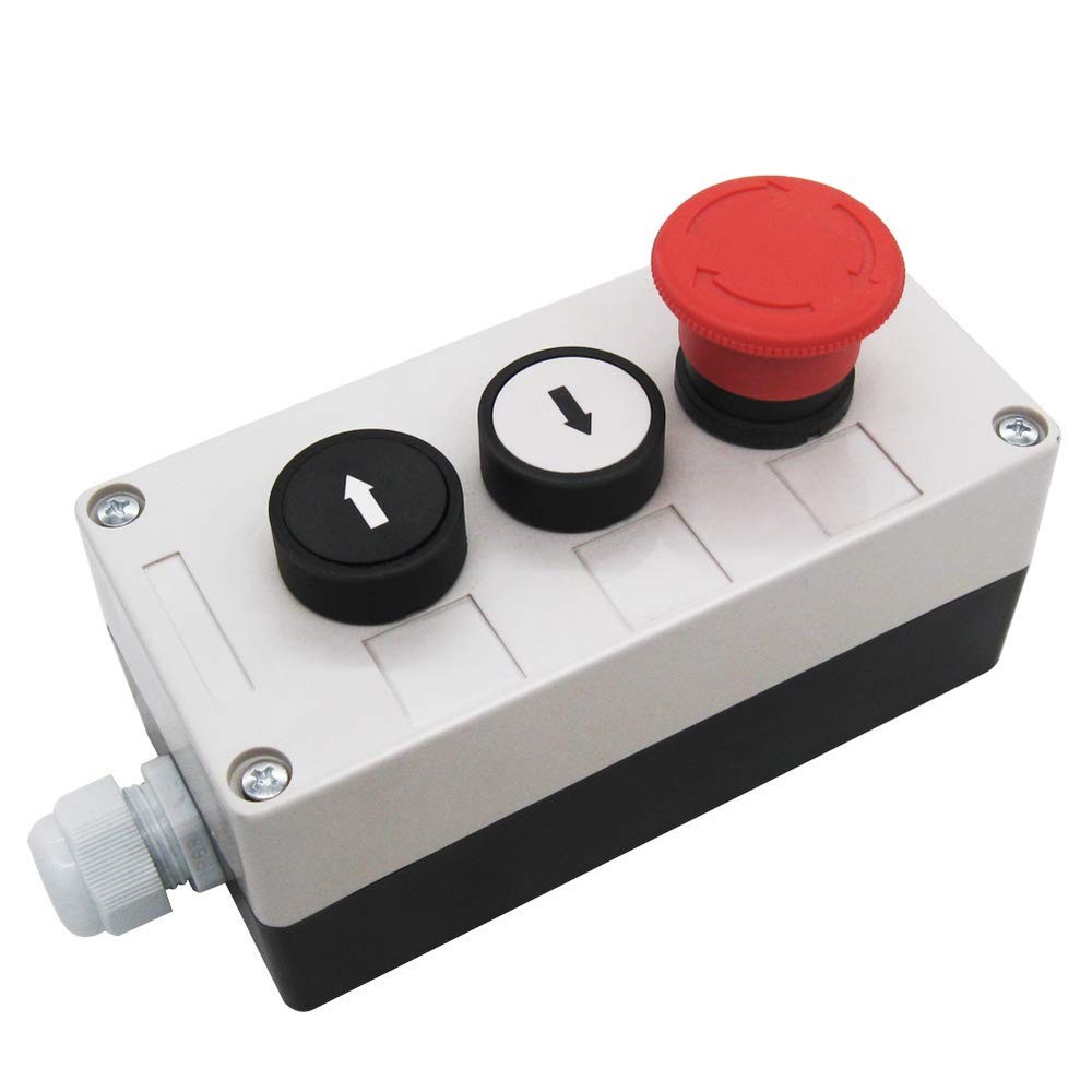 Up-Down Momentary Switch Control Red Mushroom Emergency Stop Button