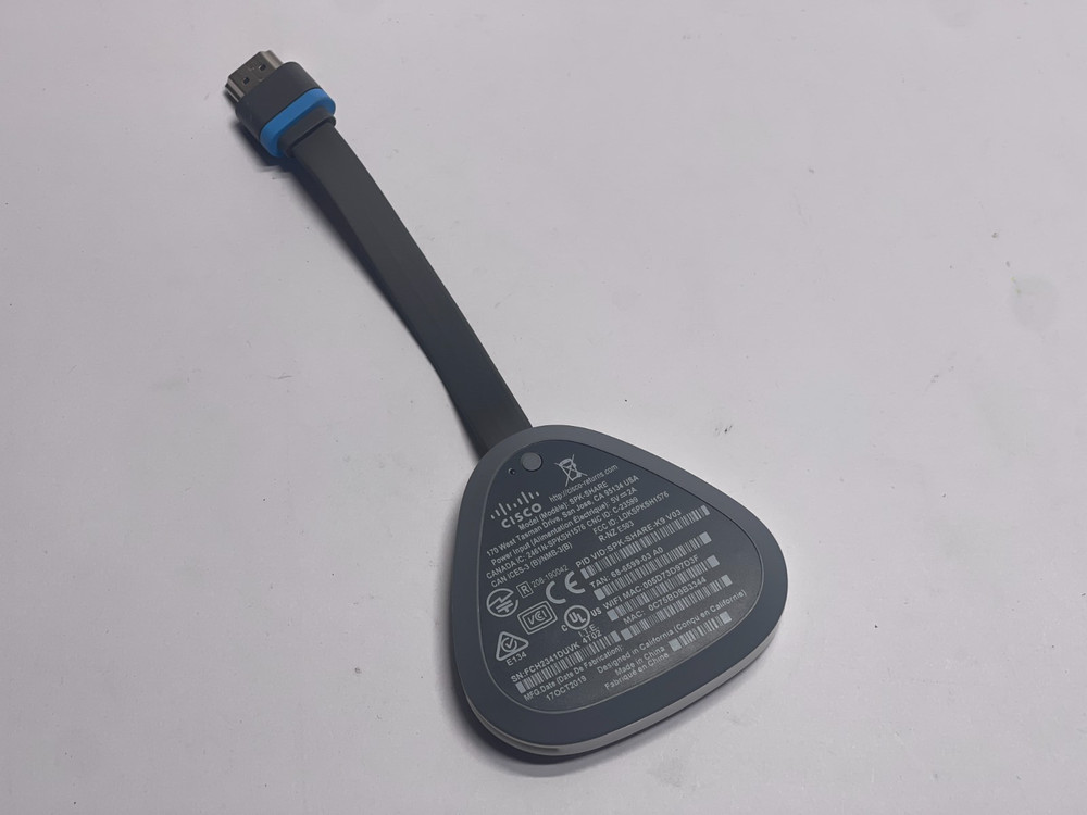 Cisco SPK-SHARE Webex Share Network Adapter, SPK-SHARE-K9