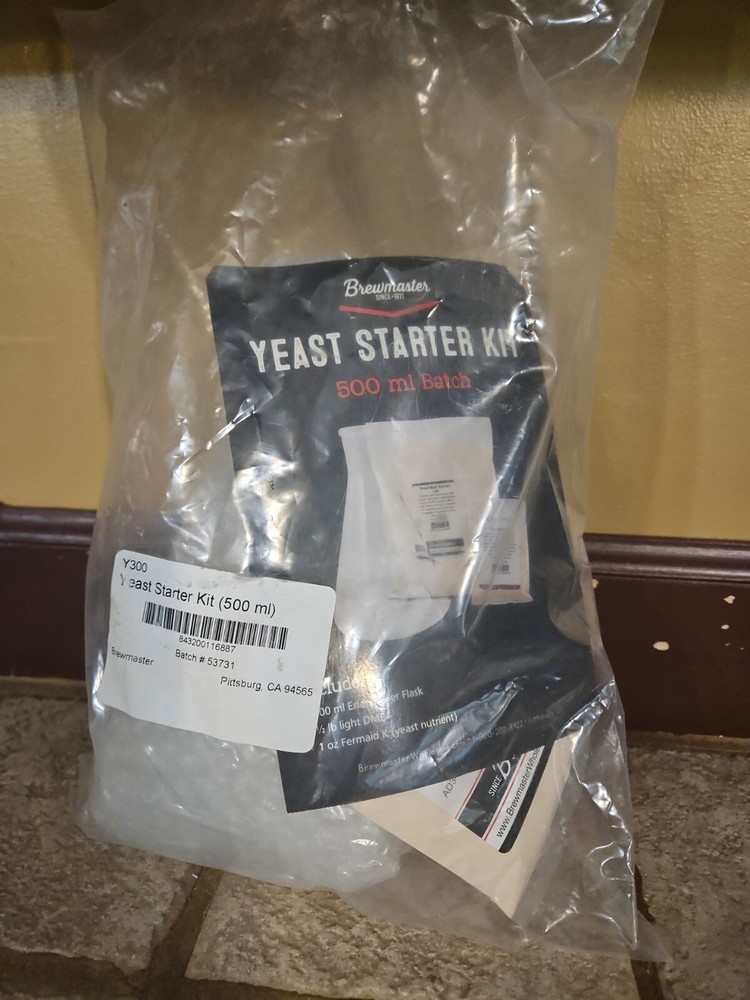 BREWMASTER Yeast Starter Kit 500ml Batch NEW