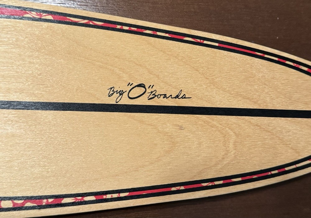 Big “O” boards Surfboard shaped Clock