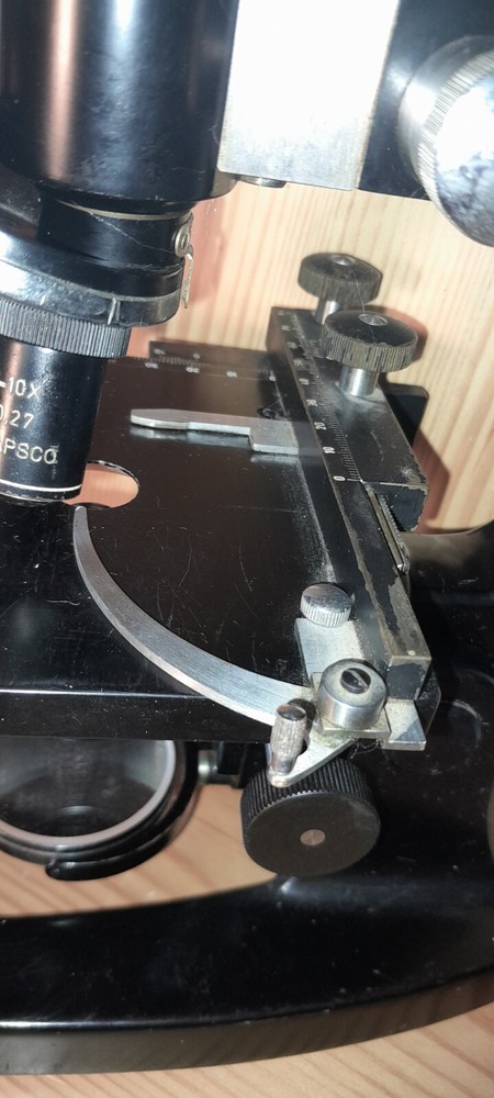 Vintage GRAF APSCO Microscope West Germany