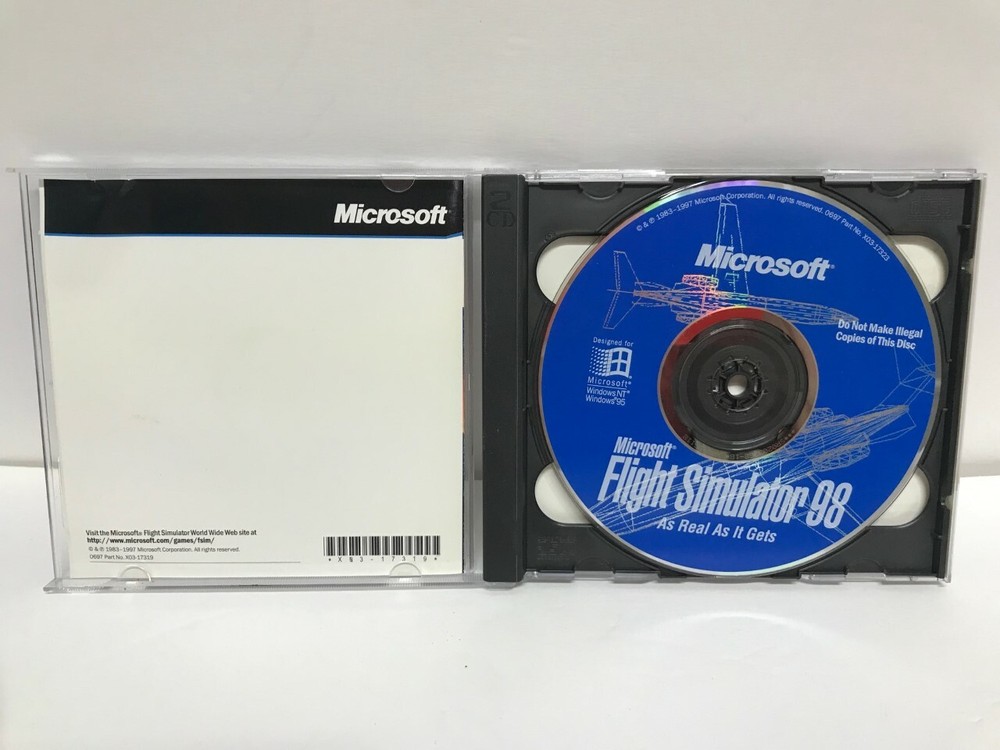 FLIGHT SIMULATOR 98 CD Games for PC Windows 95 FREE SHIPPING