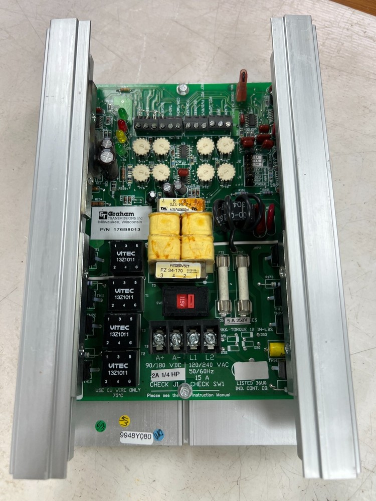 👀 GRAHAM TRANSMISSIONS DRIVE SPEED TORQUE CONTROLLER 176B8013